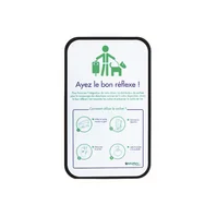 Panneau de communication - Animo-Concept, N°1 Français pour la propreté canine