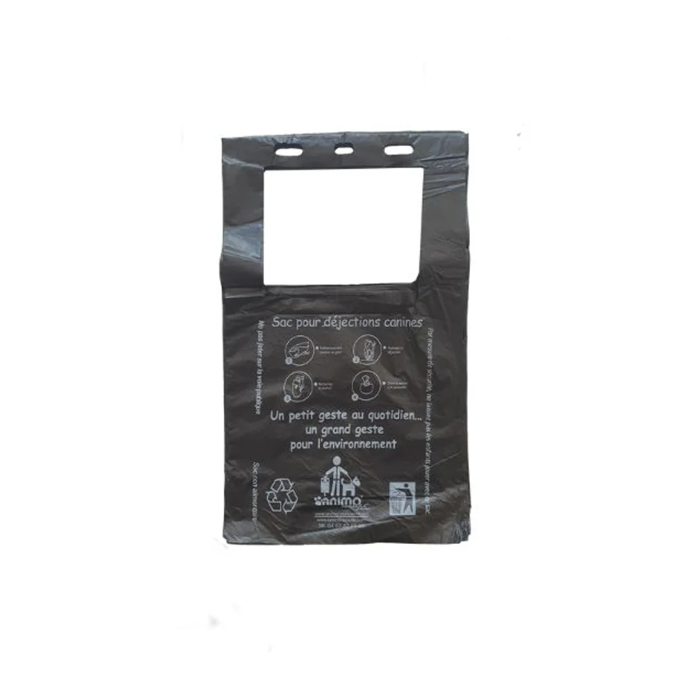 Sachet canin avec bretelles grande taille – 50% PEHD recyclé - Animo-Concept, N°1 Français pour la propreté canine