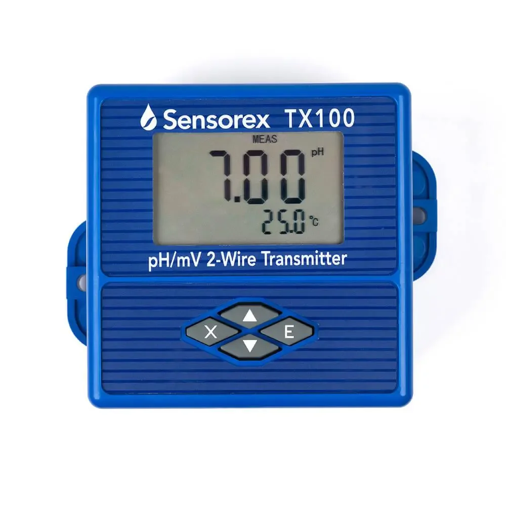 TX100 pH/ORP Loop Powered 4-20mA Transmitter