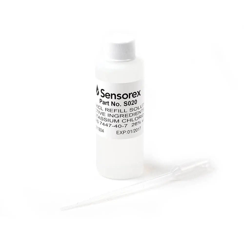 S020 - Refill Solution, Potassium Chloride (KCl) for Refillable pH Sensors